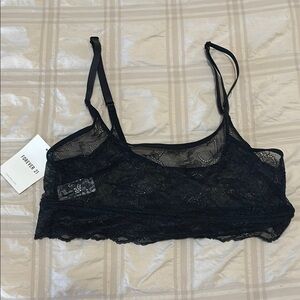 Forever 21 Black Lace Bralette
